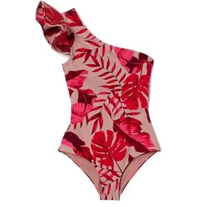 JOHANNA ORTIZ x H&M. Fully lined, one-shoulder swimsuit